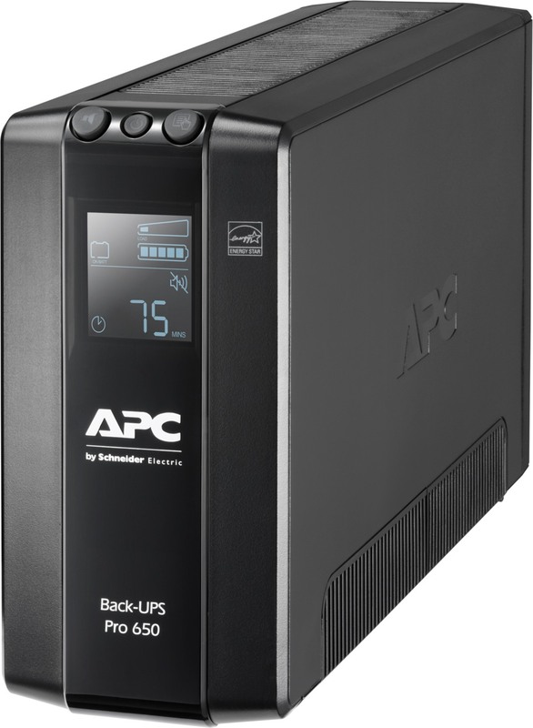 Apc back ups pro 650va avr lcd 3 orig - APC Back-UPS Pro BR650MI 650VA UPS (Black)