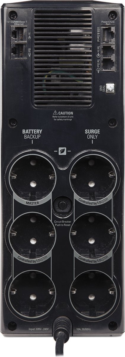 APC Apc Back-Ups Pro Br1200G-Gr - Noodstroomvoeding / 6X Stopcontact / Usb / 1200Va