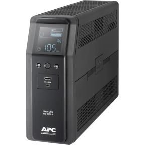 APC Apc Back-Ups Pro Br1200Si - Noodstroomvoeding, 8X C13 Uitgang, 2X Usb Lader (Type A & C), 1200Va, Usb Dataport
