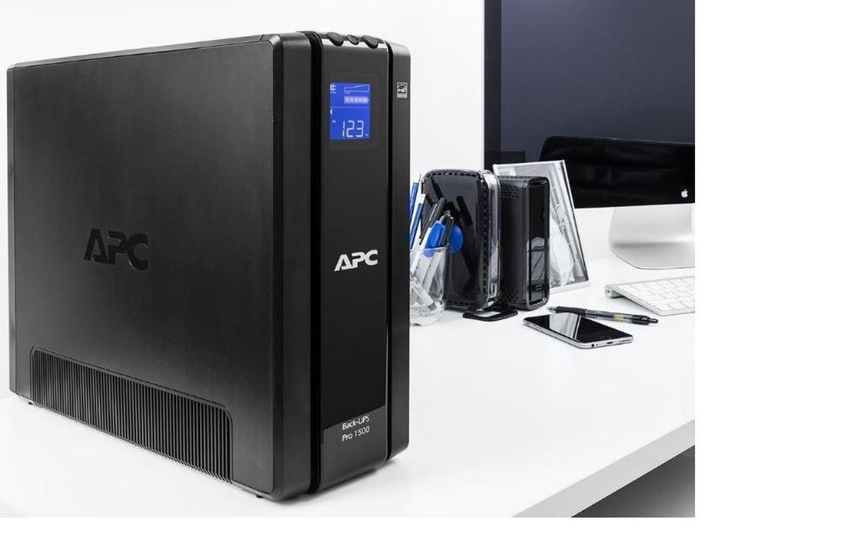 Apc Back-Ups Pro Br1500G-Fr - Noodstroomvoeding / 6X Penaarde / Usb / 1500Va / - afbeelding 3
