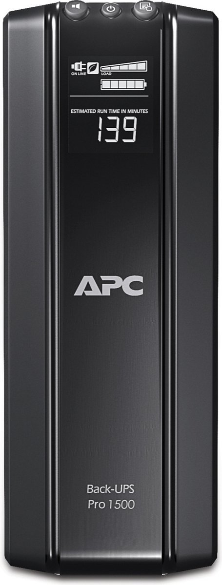 APC Apc Back-Ups Pro Br1500G-Fr - Noodstroomvoeding / 6X Penaarde / Usb / 1500Va / Uitbreidbare Runtime