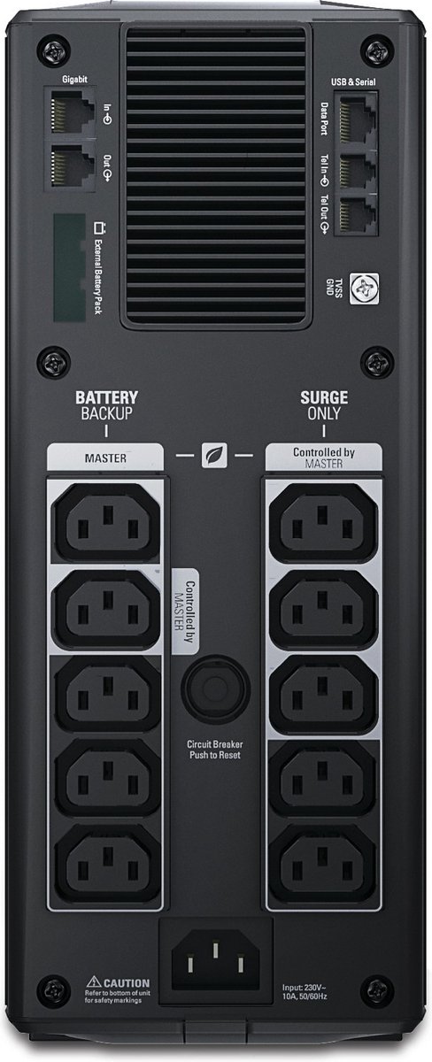 Apc Back-Ups Pro Br1500Gi Noodstroomvoeding - 10X C13 Uitgang / Usb / 1500Va / - afbeelding 7
