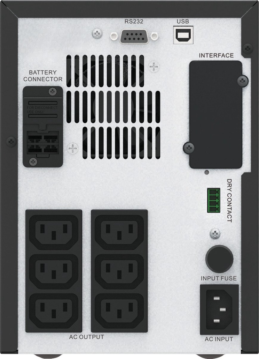 Easy UPS SMV 1000VA 700W Line-Interactive Pure Sine Wave - afbeelding 6