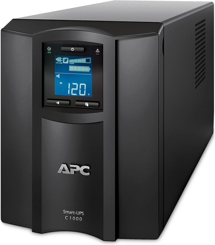 Apc smart ups c 1000va lcd smart 2 orig - APC Smart-UPS SMC1000IC 1000VA UPS (Black)