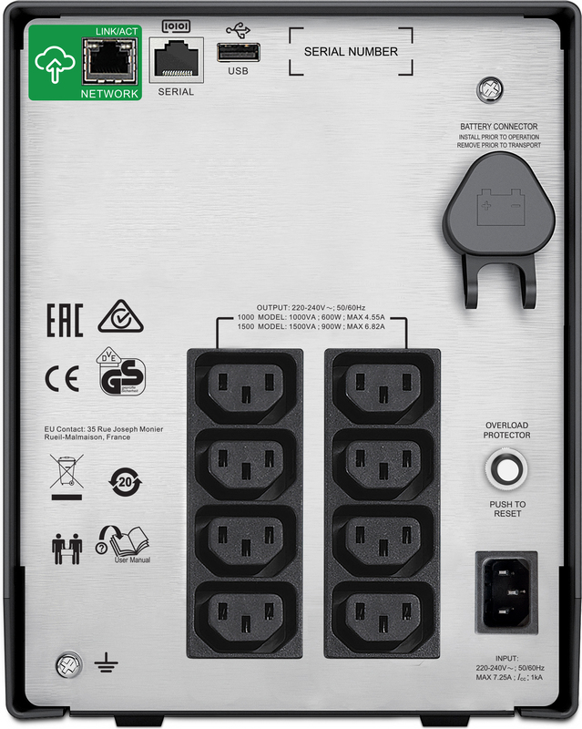 Apc smart ups c 1000va lcd smart 3 orig - APC Smart-UPS SMC1000IC 1000VA UPS (Black)