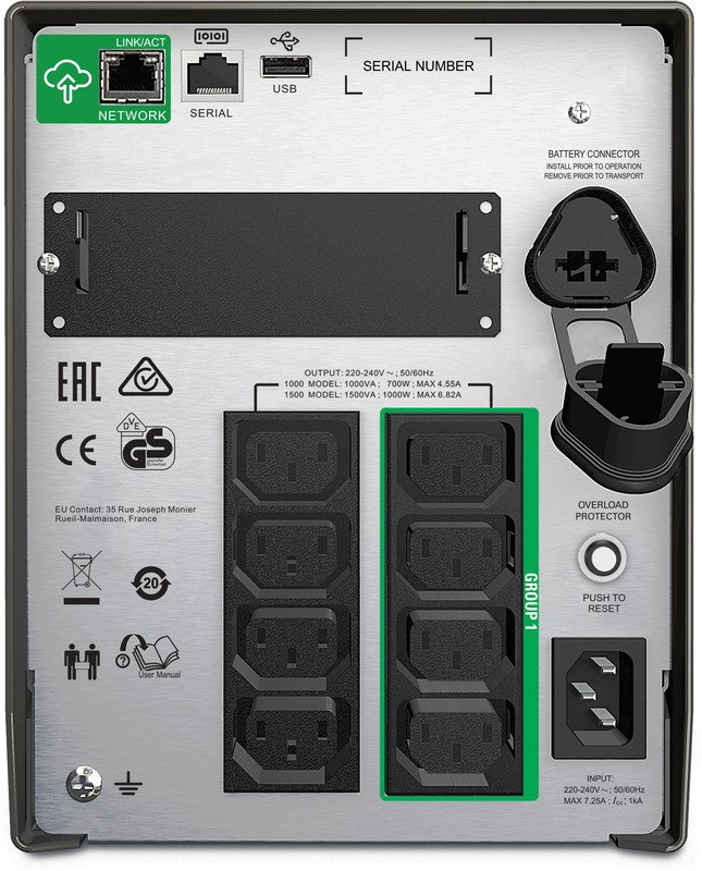 Apc smart ups smt1000ic lcd smart 2 orig - APC SMT1000IC Smart-UPS 1000VA LCD 230V with SmartConnect UPS