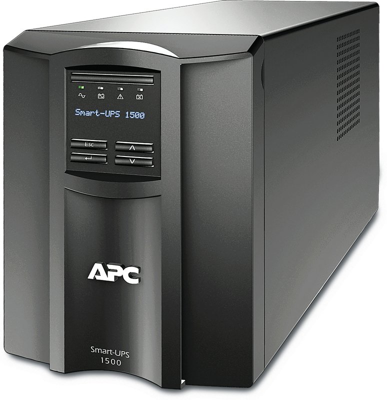 Apc smart ups smt1500ic lcd smart - APC Smart-UPS Smt1500Ic Noodstroomvoeding 1500VA UPS (Black)