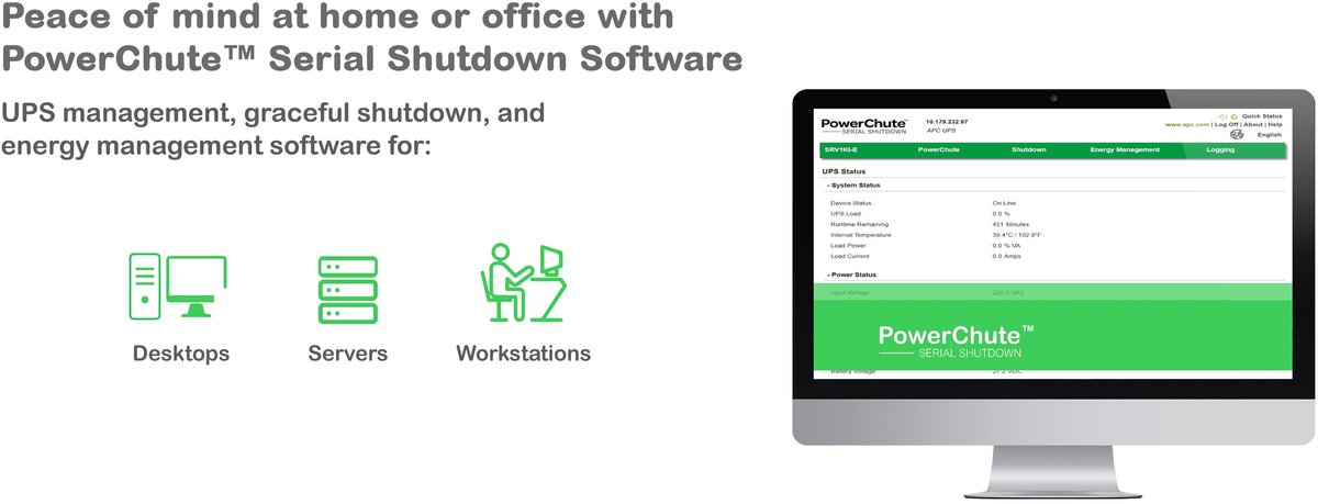 Apc Smart-Ups Smt2200Ic - Noodstroomvoeding 8X C13, 1X C19, Usb, Smartconnect, - afbeelding 2