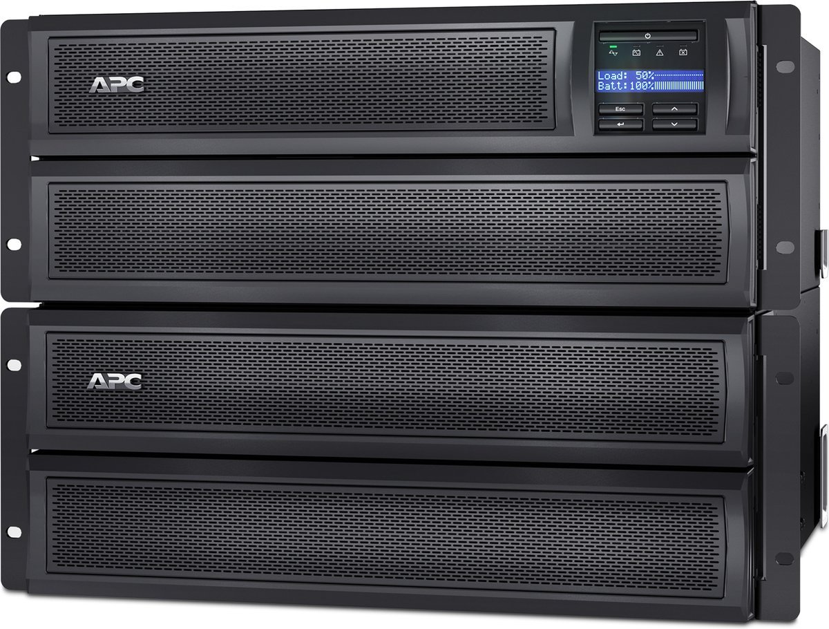 APC Apc Smart-Ups X 2200Va Noodstroomvoeding 8X C13, 2X C19 Uitgang, Usb, Short Depth, Nmc