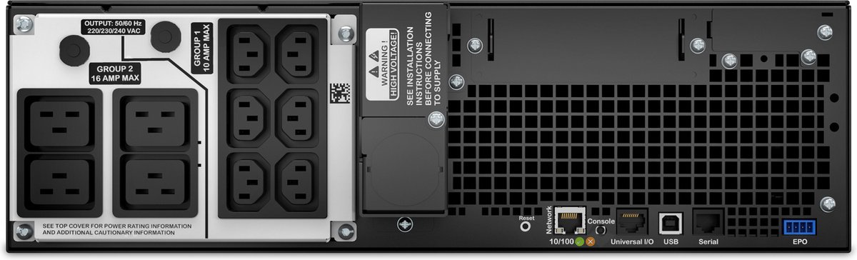 Apc Uninterruptible Power Supply - Apc Smart-Ups Srt 5000Va Rm 230V - afbeelding 7