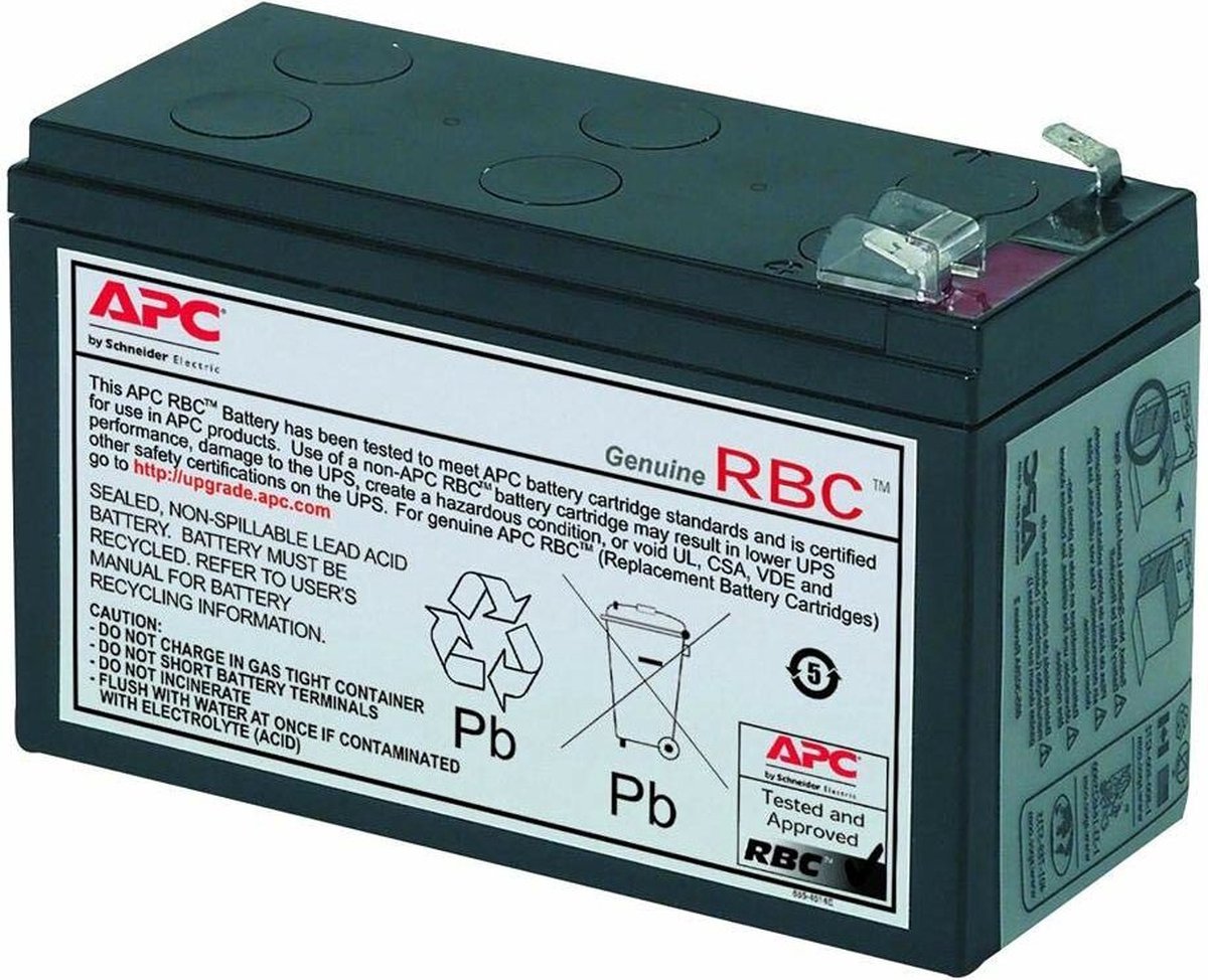 Battery Battery For Uninterruptible Power Supply System Ups Apc Rbc40 12 V