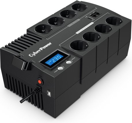 Cyberpower br700elcd line interactieve up - CyberPower BR700ELCD 700VA UPS (Black)