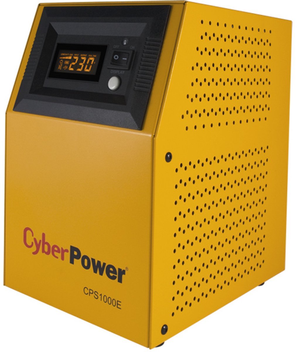 CyberPower Cyberpower Cps1000E Ups Dubbele Conversie (Online) 1 Kva 700 W 2 Ac-Uitgang(En)