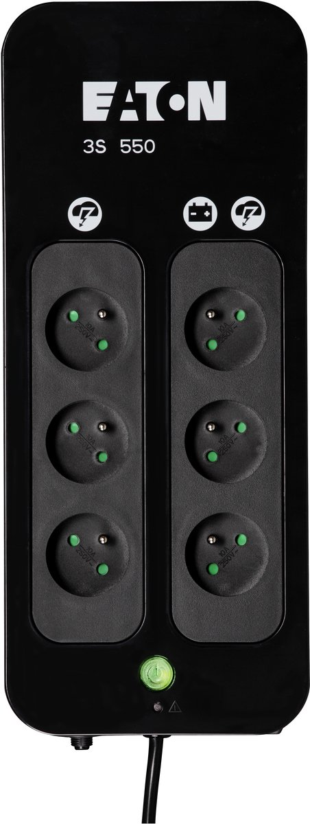 Eaton 3S 550 Fr 0,55 Kva 330 W 6 Ac-Uitgang(En) UPS - afbeelding 2