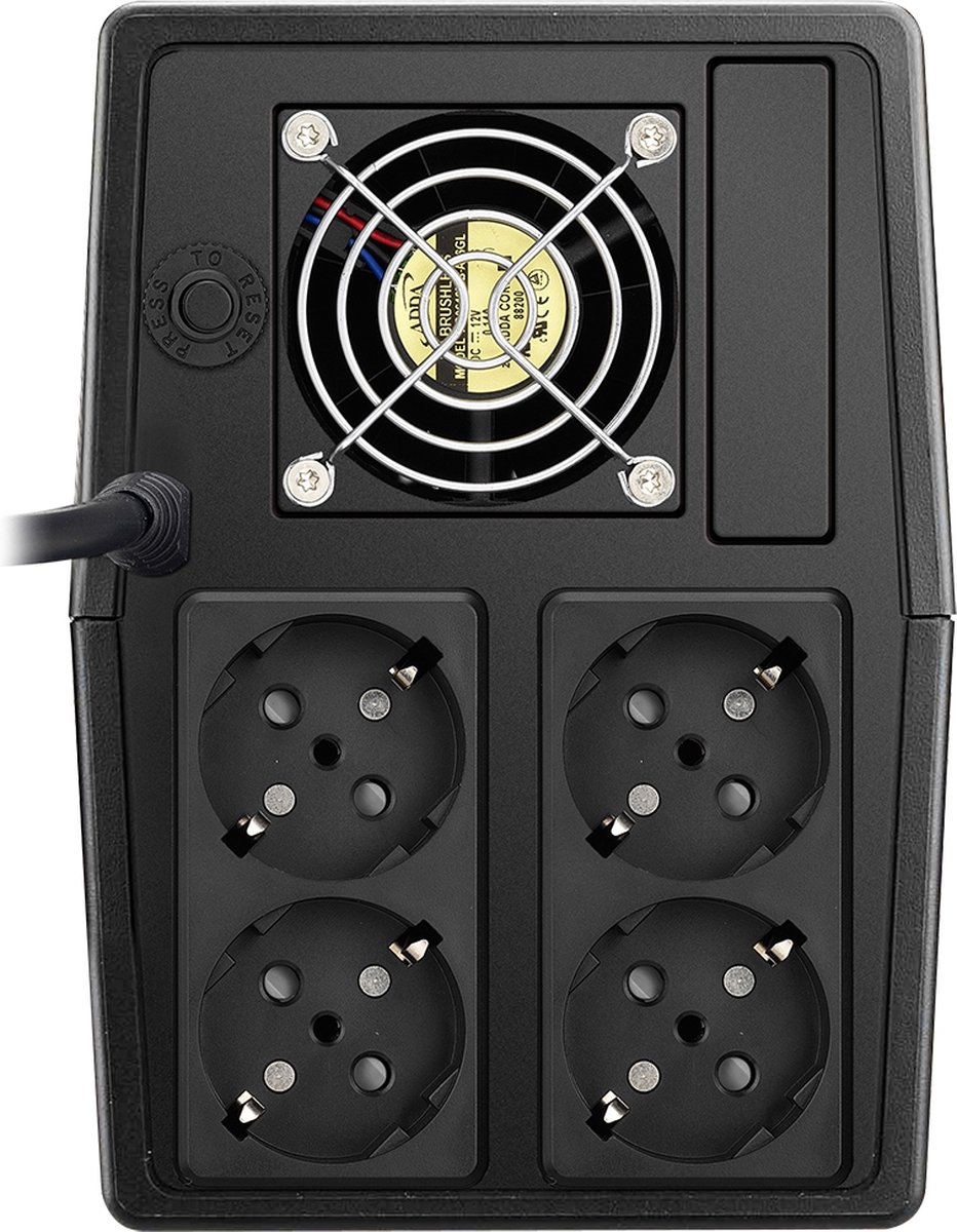 Fsp/Fortron Fp 1500 Line-Interactive 1500Va 4Ac Outlet(S) Mini Toren Zwart Ups - afbeelding 7