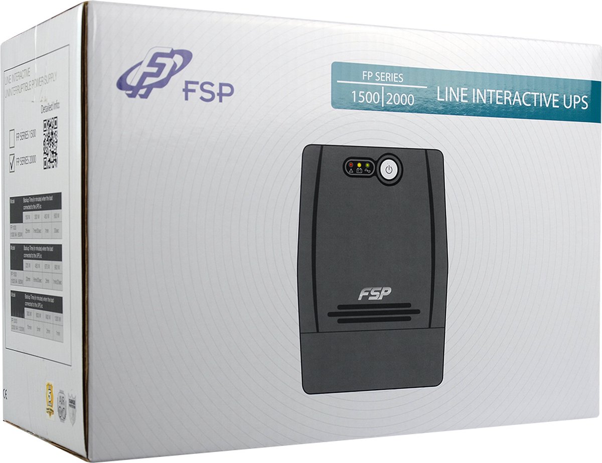 FSP FP 2000 Line-Interactive 2000VA UPS - afbeelding 7