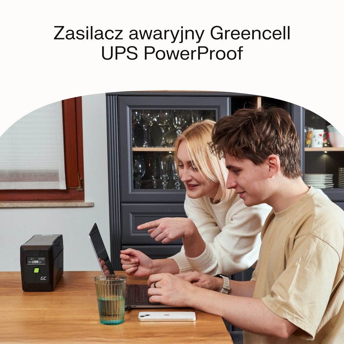 Green cell powerproof serie ups syst 5 orig - Green Cell Powerproof Serie 1000VA 600W UPS