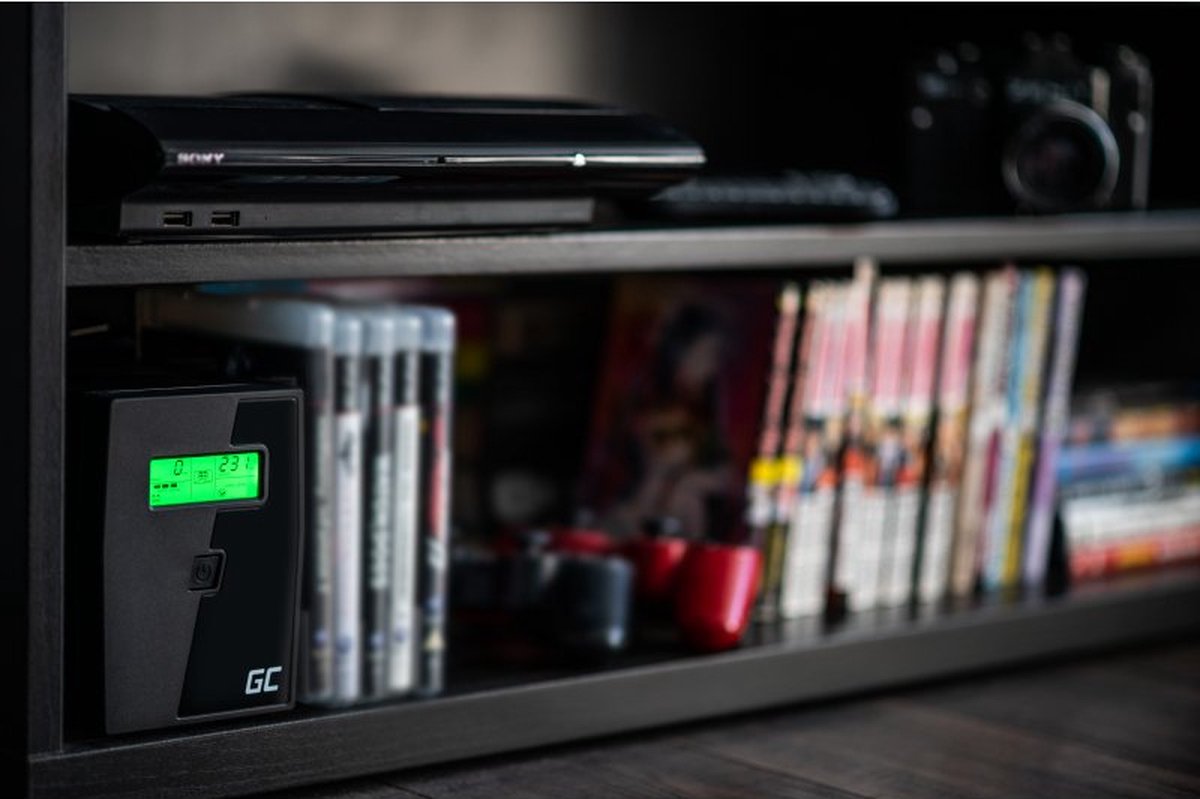 Cell UPS Micropower 600VA 360W met LCD Scherm - afbeelding 8