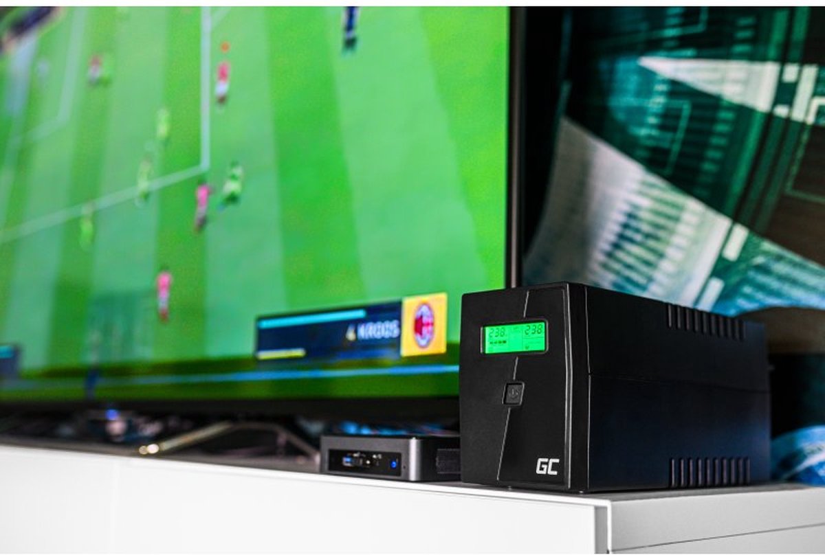 Cell UPS Micropower 600VA 360W met LCD Scherm - afbeelding 9