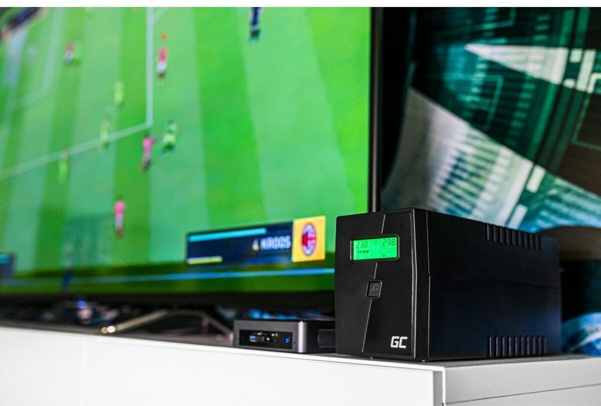 Cell UPS Micropower 800VA 480W met LCD Scherm - afbeelding 7