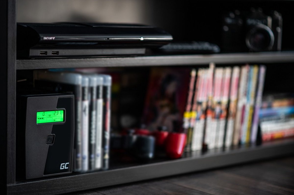 Cell UPS Microsine 2000VA 1400W met LCD Scherm - afbeelding 2