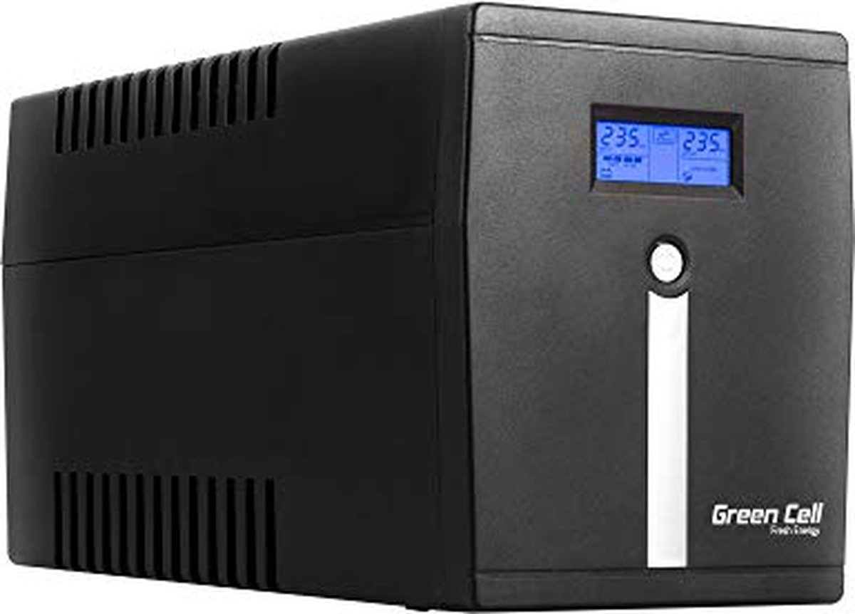 Cell UPS Microsine 2000VA 1400W met LCD Scherm - afbeelding 7