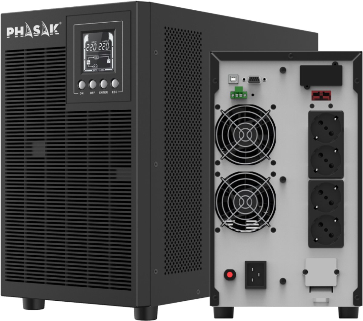 Phasak Smart Pro Online 3000VA 2700W UPS - afbeelding 10