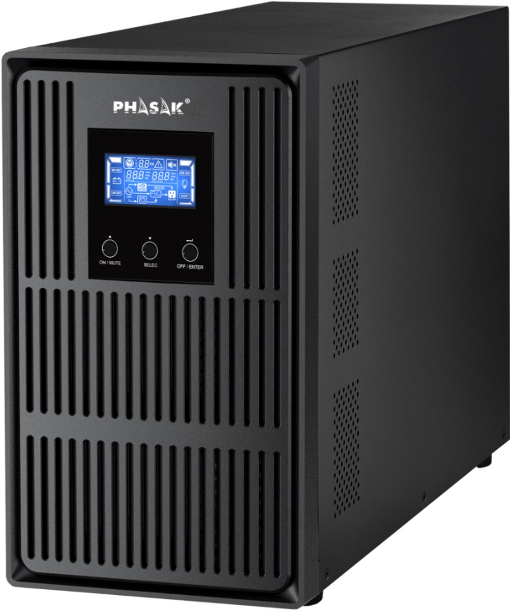 Phasak Conqueror Pro PH 8030 3000VA Online UPS - afbeelding 4