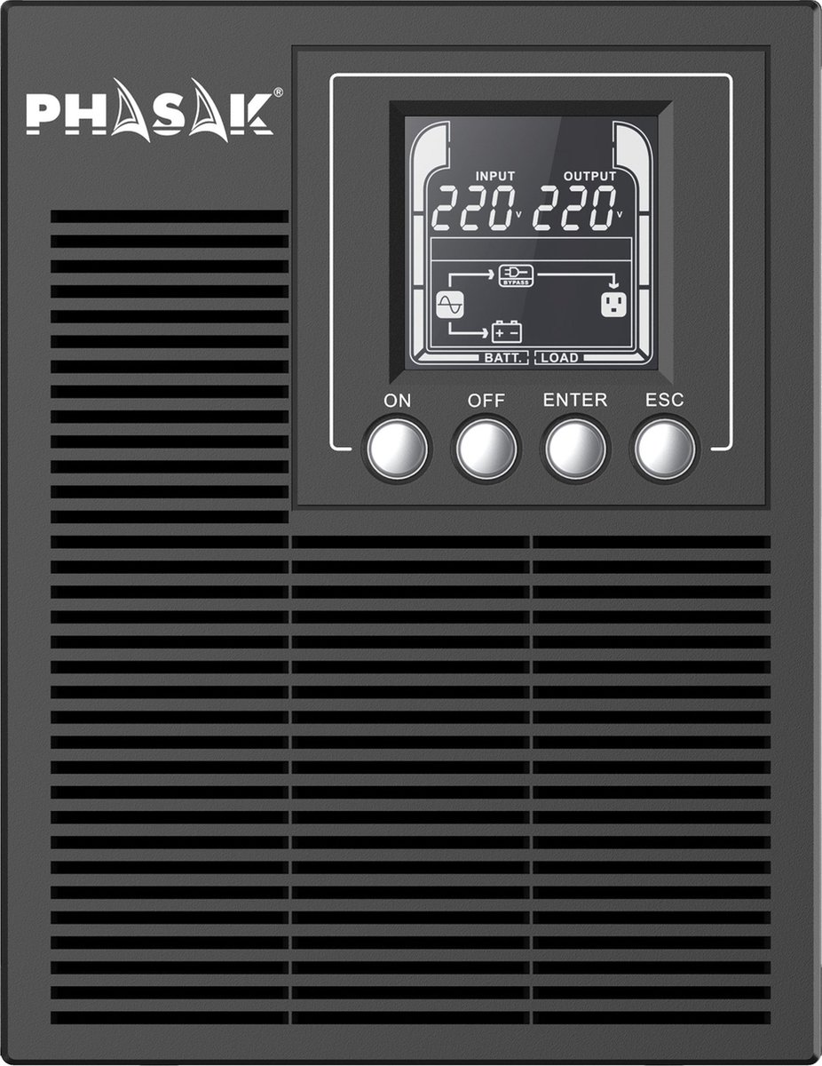Phasak Smart Pro Online 1000VA UPS PH 9210 - afbeelding 2