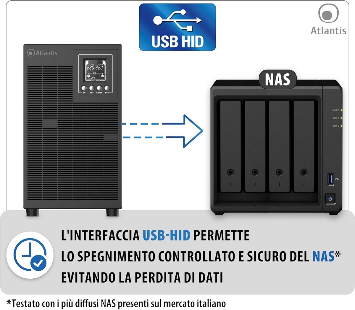 UPS Dubbele Conversie 3000VA 2100W Zuivere Sinusgolf - afbeelding 7