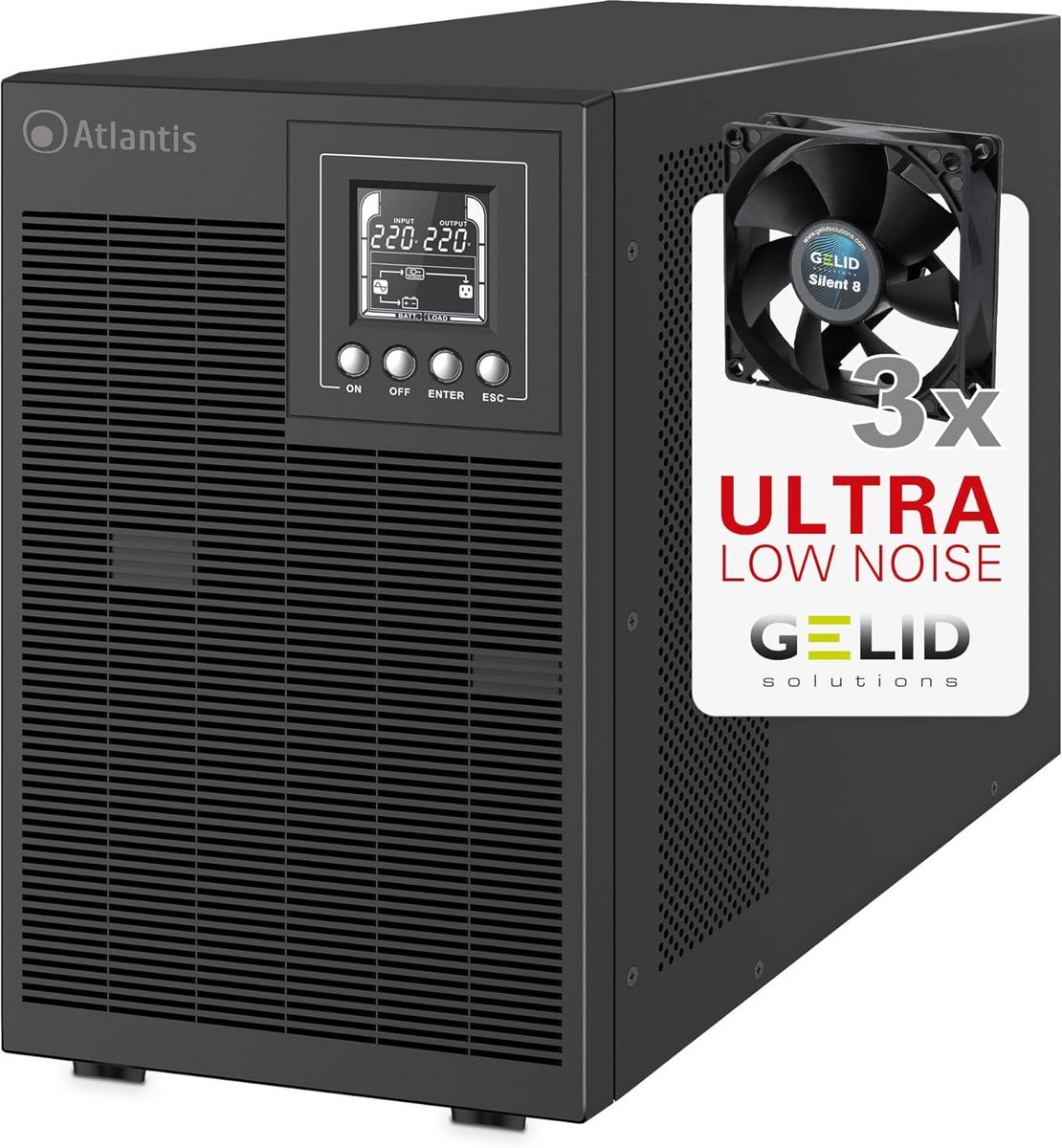 Online Online Ups Dubbele Conversie 3000Va 2100W Zuivere Sinusgolf Fluisterstil