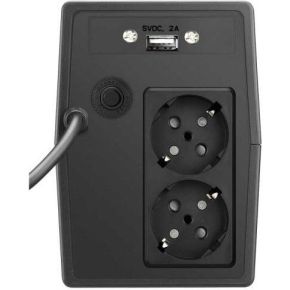 USV YUNTO Smile 400 400VA UPS (Black) - afbeelding 3