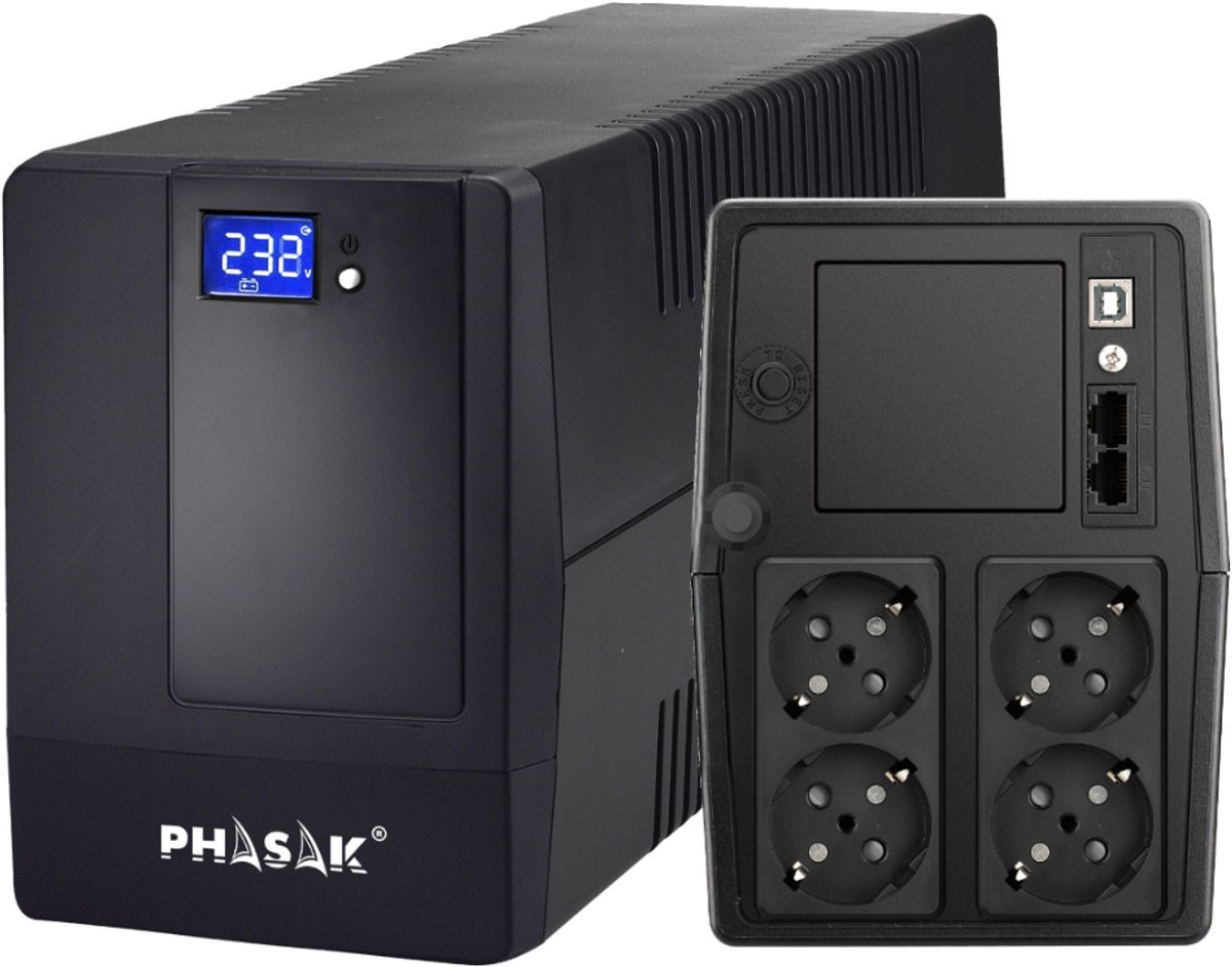 Ononderbreekbaar Ononderbreekbaar Stroomvoorzieningssysteem Interactief Sai Phasak Ph 9410 1000 Va
