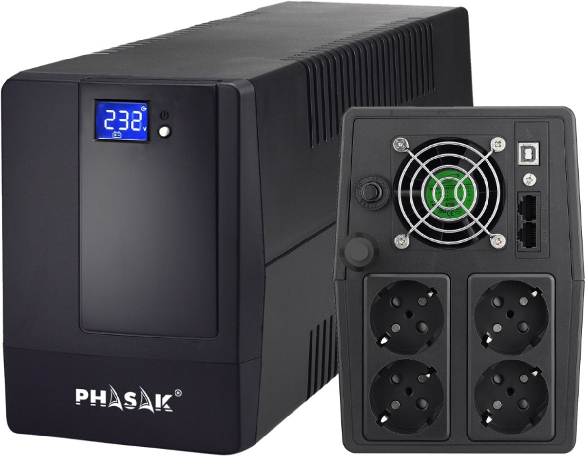 Ononderbreekbaar Ononderbreekbaar Stroomvoorzieningssysteem Interactief Sai Phasak Ph 9420 1200 W