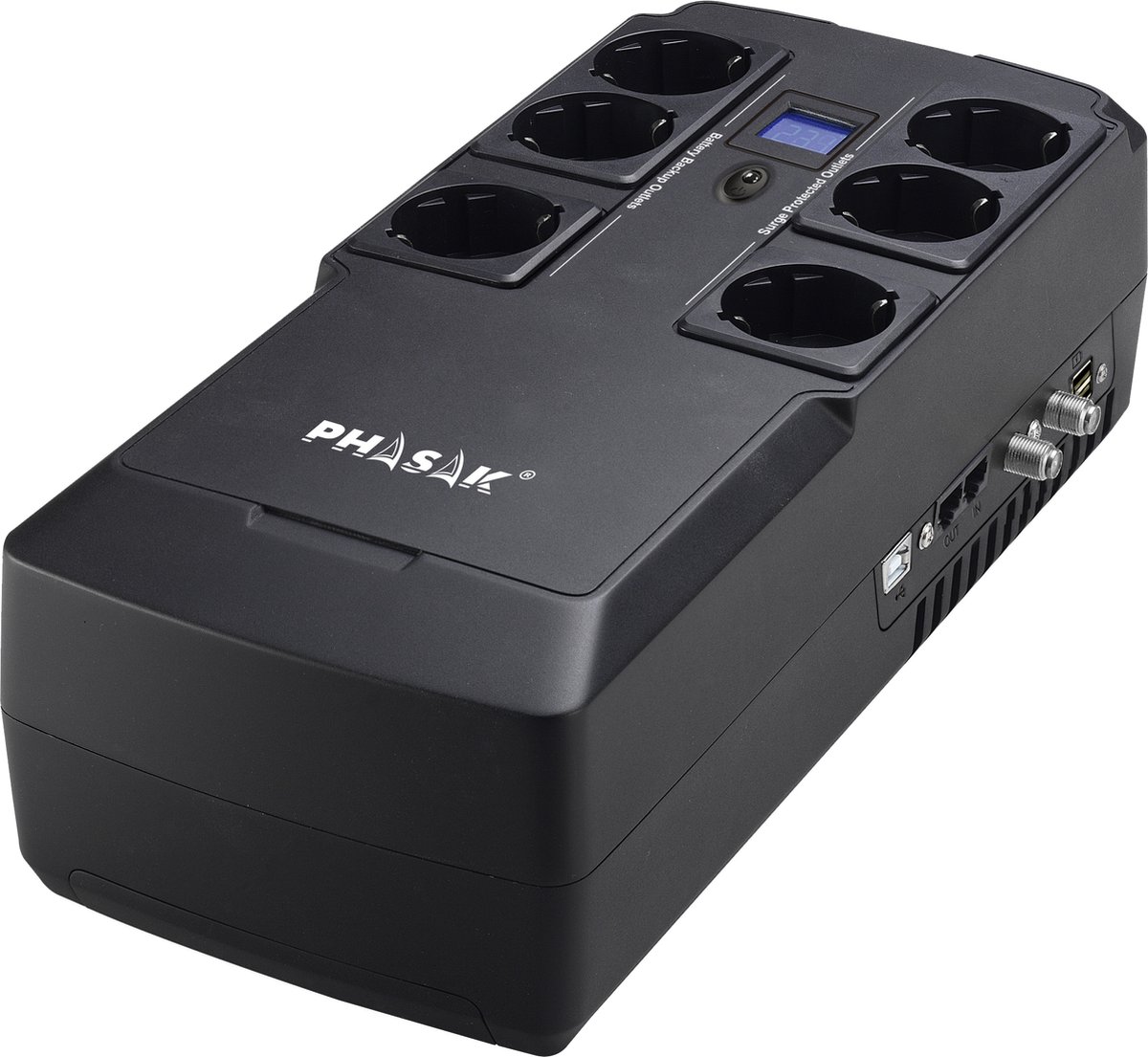 Phasak Kryptos 800VA Interactive UPS PH 9478 - afbeelding 3