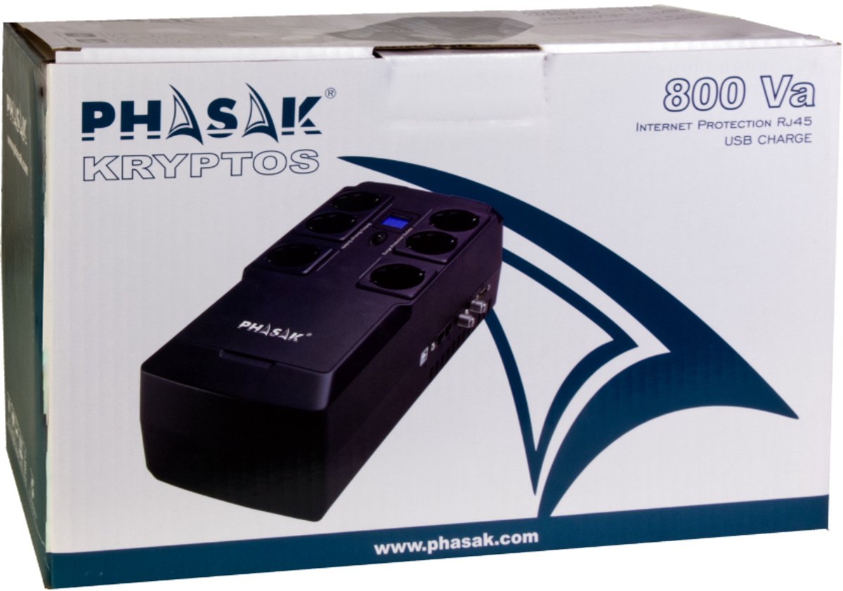 Phasak Kryptos 800VA Interactive UPS PH 9478 - afbeelding 5