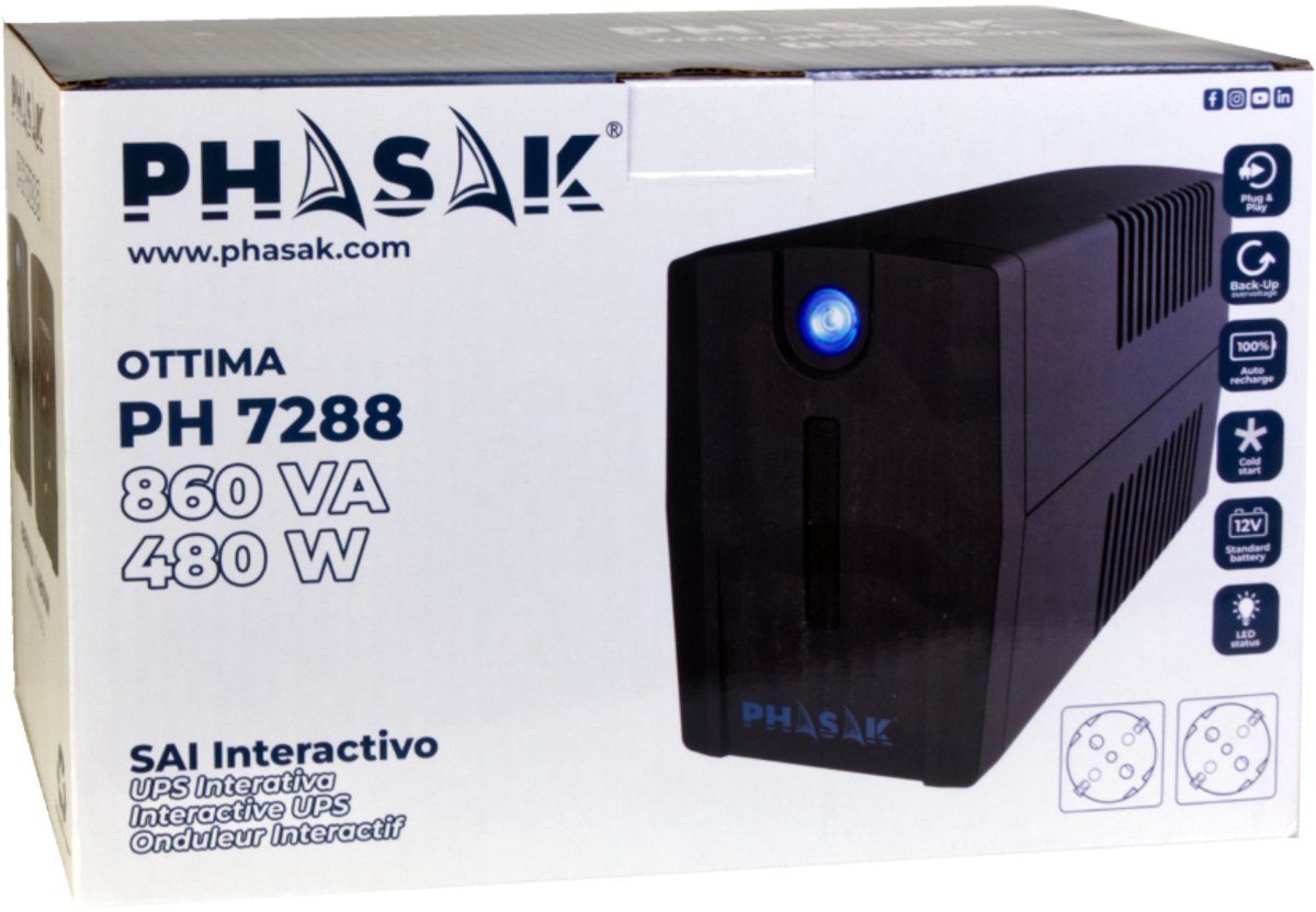 Phasak Ottima 860VA PH 7288 - afbeelding 10