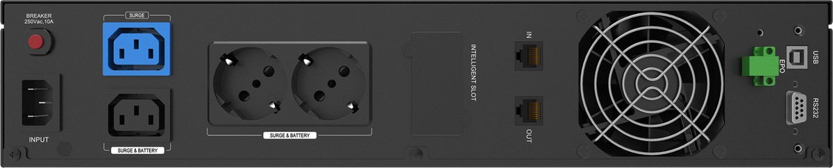 Phasak Protekt Rack Interactive UPS 3060VA PH 7530 - afbeelding 2