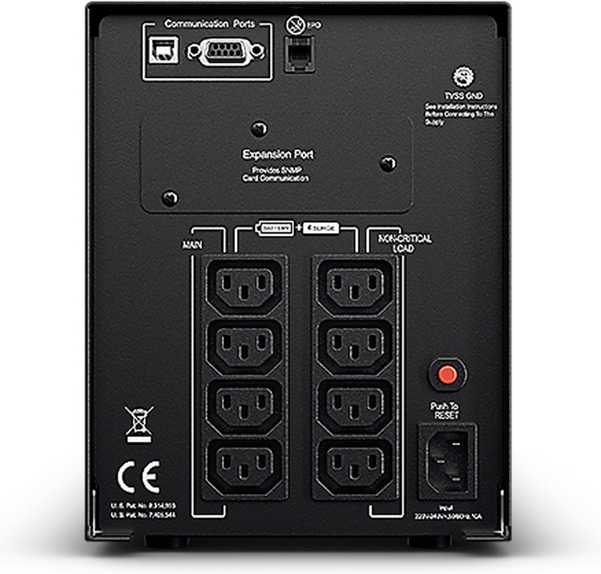 CyberPower PR1500ELCD Professional Tower 1500VA UPS - afbeelding 3