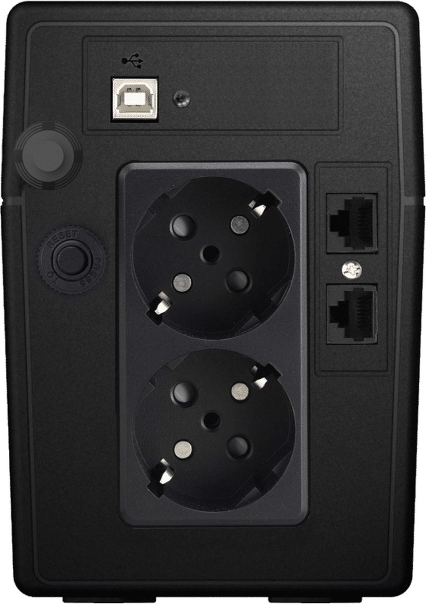 Phasak Esential Ups Line-Interactive 0,65 Kva 360 W 2 Ac-Uitgang(En) - afbeelding 2