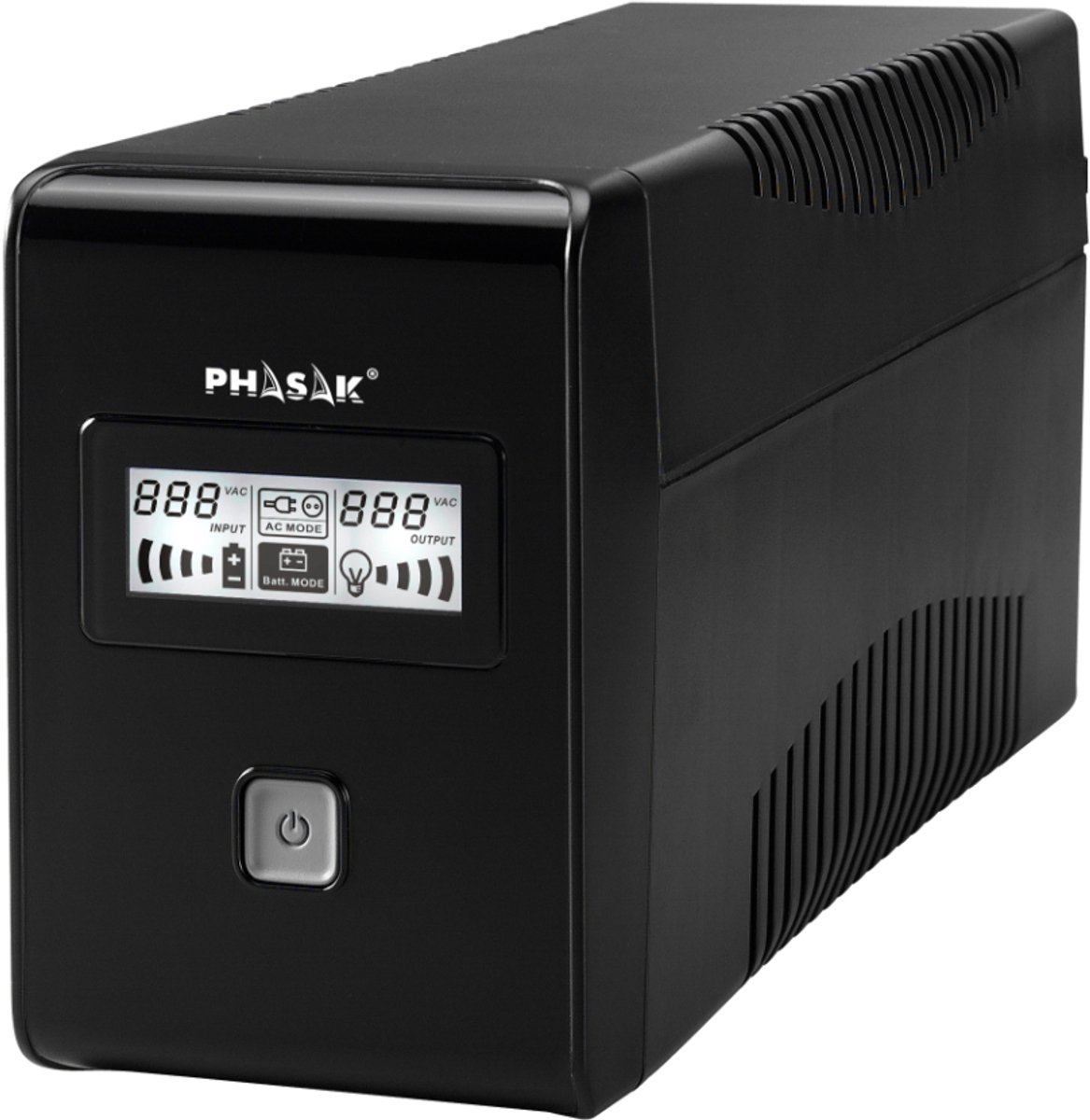 Phasak Esential Ups Line-Interactive 0,65 Kva 360 W 2 Ac-Uitgang(En) - afbeelding 4