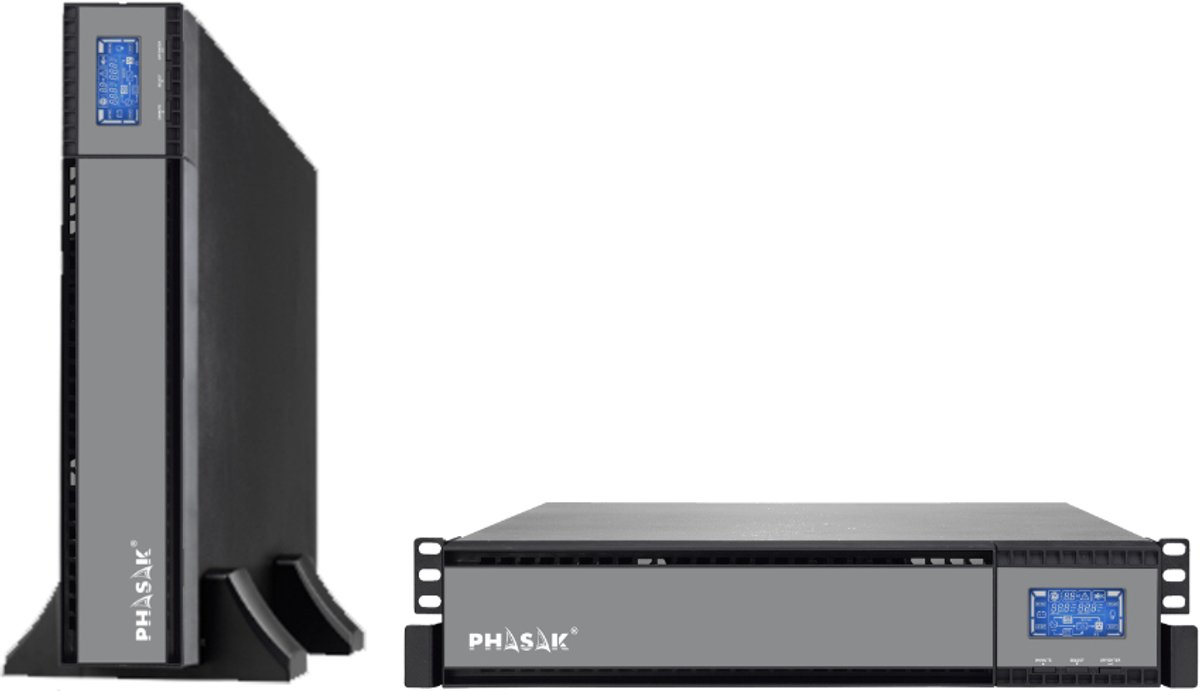 Phasak Ph 9315 Ups Dubbele Conversie (Online) 1,5 Kva 1350 W 4 Ac-Uitgang(En) - afbeelding 10