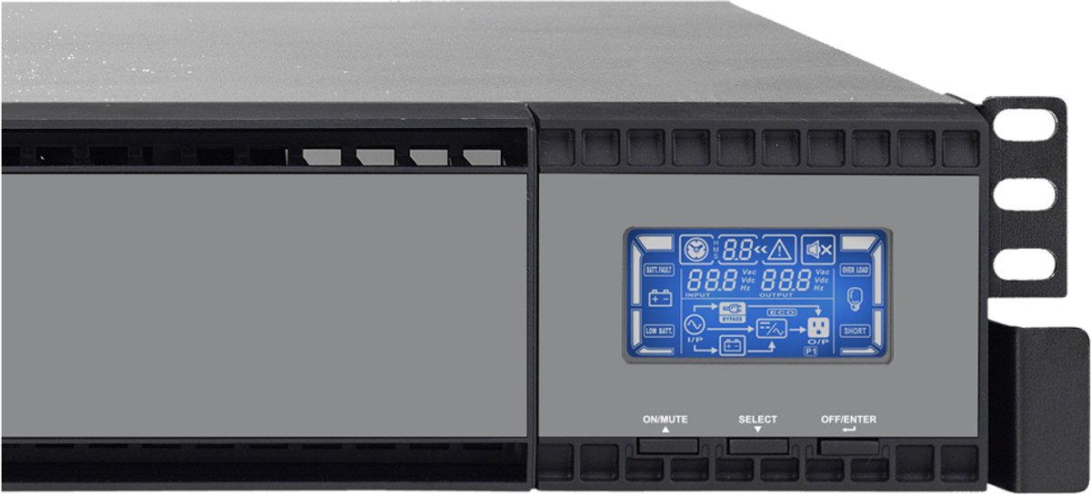 Phasak Ph 9315 Ups Dubbele Conversie (Online) 1,5 Kva 1350 W 4 Ac-Uitgang(En) - afbeelding 6