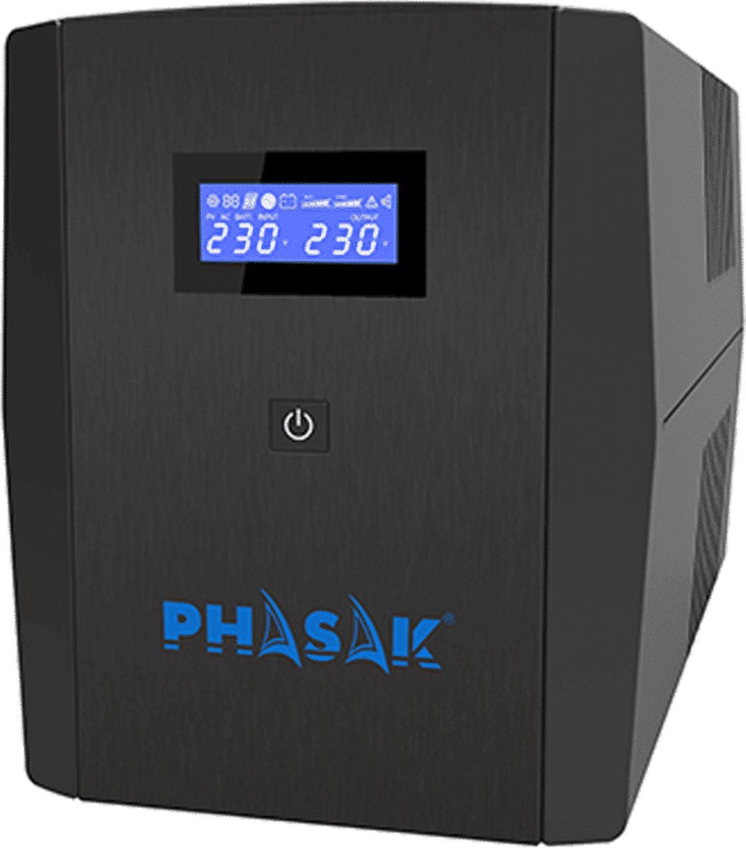 Phasak Phasak Sirius Ups Line-Interactive 1,56 Kva 900 W 4 Ac-Uitgang(En)