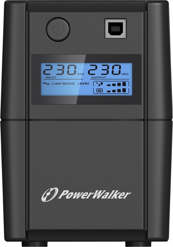 Powerwalker line interactive 650va l ups 2 orig - PowerWalker Vi 650 Shl Schuko Line-Interactive 0,65 kVA 360 650VA UPS
