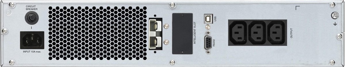 VFI 1000 CRS Dubbele Conversie (Online) 1 Kva 800 W 3 Ac-Uitgang 1000VA UPS - afbeelding 9