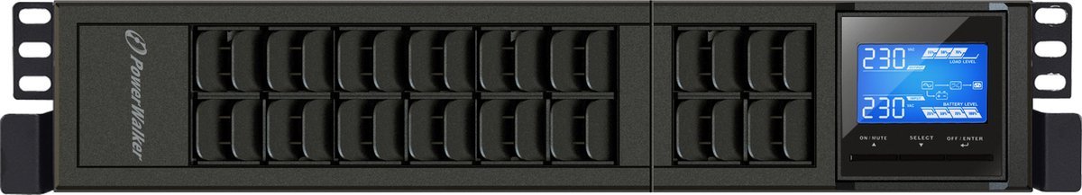 PowerWalker Powerwalker Vfi 1000 Crs Dubbele Conversie (Online) 1 Kva 800 W 3 Ac-Uitgang(En)