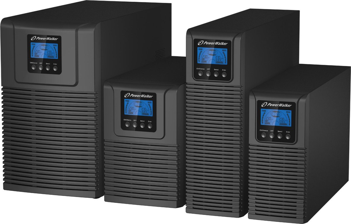 VFI 1000 TGS Double-conversion (Online) 1 kVA 900 W 3 AC outlet 1000VA UPS - afbeelding 3