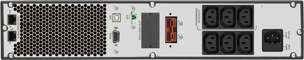 PowerWalker Powerwalker Vfi 1000Rm Lcd Dubbele Conversie (Online) 1 Kva 900 W 6 Ac-Uitgang(En)