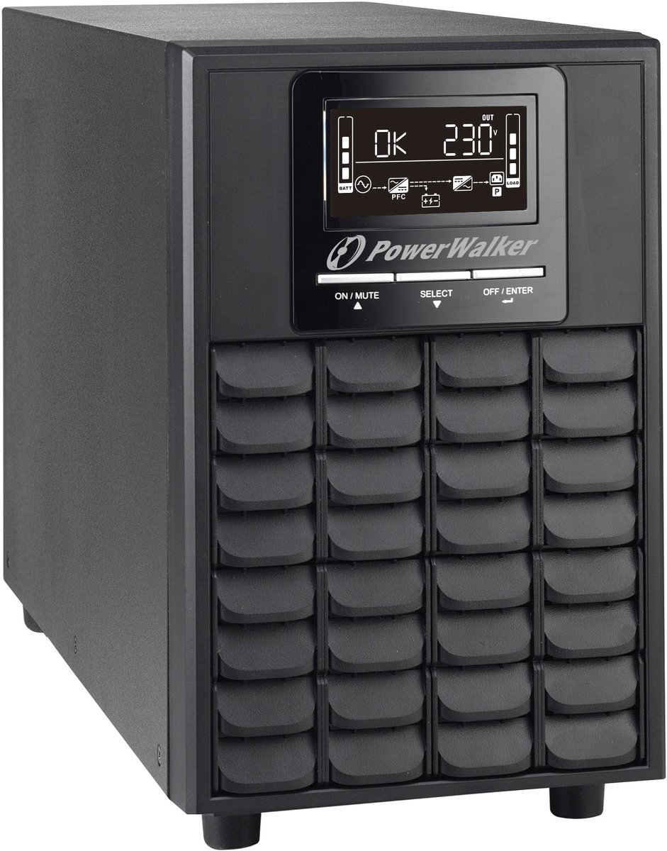 PowerWalker Powerwalker Vfi 1500 Cg Pf1 Dubbele Conversie (Online) 1,5 Kva 1500 W 4 Ac-Uitgang(En)